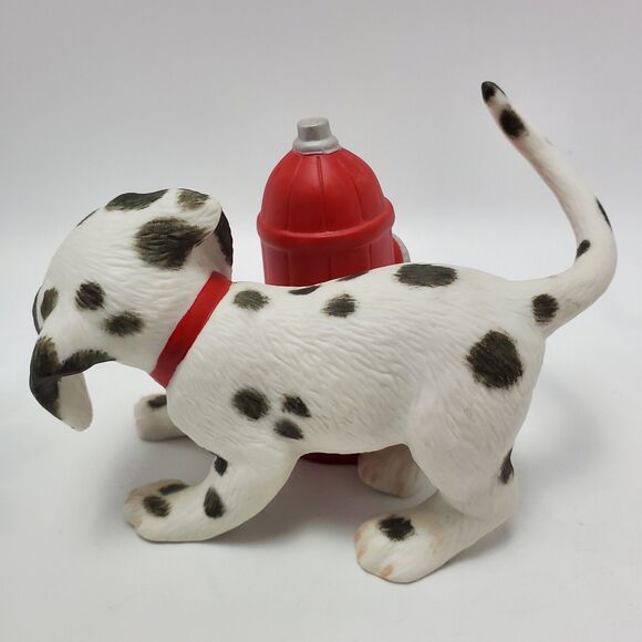 PG Princeton Gallery Porcelain Resin Dalmatian Firefighter Figurines 1994 5pcs - Picture 9 of 12